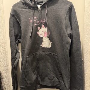 Disney Aristocats Marie Zip-Up Hoodie